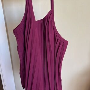Maroon spaghetti strap blouse